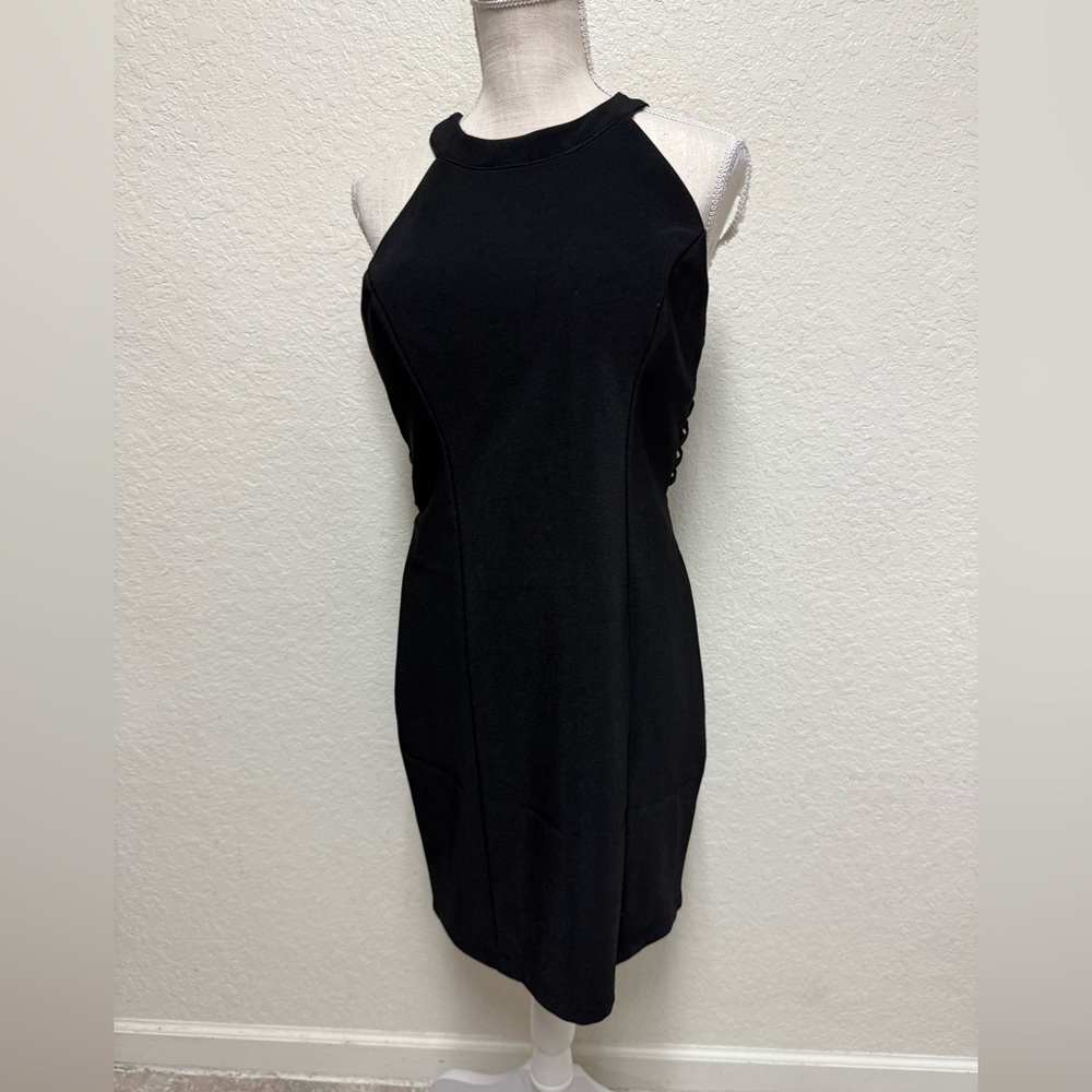 EMERALD SUNDAE Black Halter Dress Size XL (Juniors)